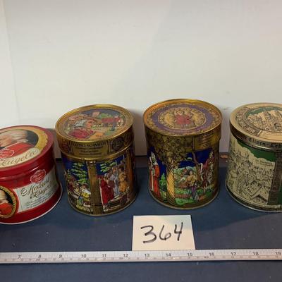 Vintage Tin Lot