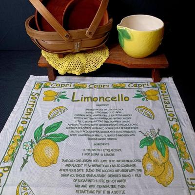 Sale Photo Thumbnail #38: Vintage Lemon Vignette
* Wood riser not included