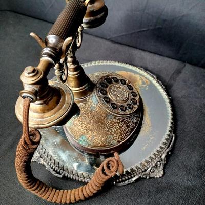 Sale Photo Thumbnail #54: Antique Vanity Mirror / Phone