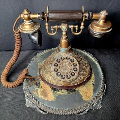 Sale Photo Thumbnail #47: Antique Vanity Mirror / Phone