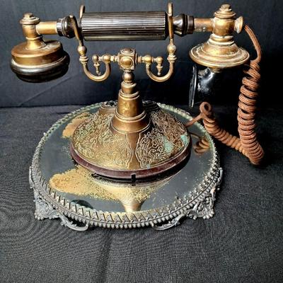 Sale Photo Thumbnail #53: Antique Vanity Mirror / Phone