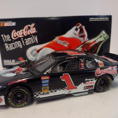 Action Racing The Racing Family Dale Coca-Cola Dale Earnhardt #3 and Dale Earnhardt, Jr #1 1998 Monte Carlo Coin Banks with Original Boxes
