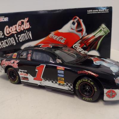 Action Racing The Racing Family Dale Coca-Cola Dale Earnhardt #3 and Dale Earnhardt, Jr #1 1998 Monte Carlo Coin Banks with Original Boxes
