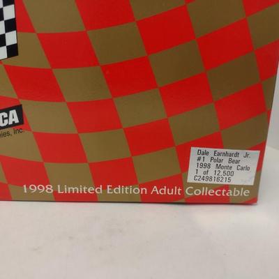 Action Racing The Racing Family Dale Coca-Cola Dale Earnhardt #3 and Dale Earnhardt, Jr #1 1998 Monte Carlo Coin Banks with Original Boxes