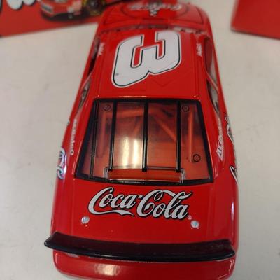 Action Racing The Racing Family Dale Coca-Cola Dale Earnhardt #3 and Dale Earnhardt, Jr #1 1998 Monte Carlo Coin Banks with Original Boxes