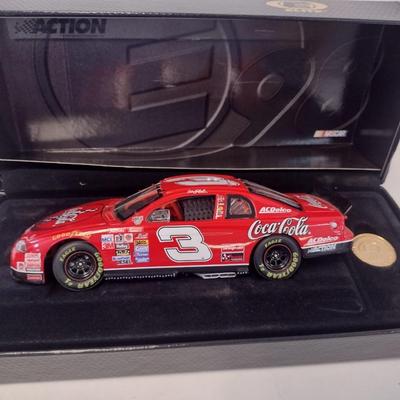Sale Photo Thumbnail #767: Action Racing Elite Limited-Edition Dale Earnhardt 50th Anniversary #3 Coca-Cola 1998 Monte Carlo with Original Box and Medallion