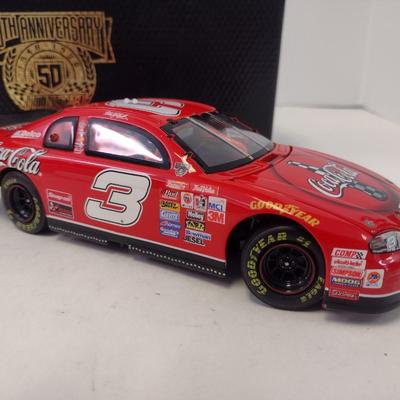 Sale Photo Thumbnail #772: Action Racing Elite Limited-Edition Dale Earnhardt 50th Anniversary #3 Coca-Cola 1998 Monte Carlo with Original Box and Medallion