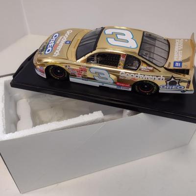 Sale Photo Thumbnail #794: Race Fans Limited Edition Double Plated 24K Gold Dale Earnhardt #3 Oreo GM Goodwrench 2001 Monte Carlo with Original Box