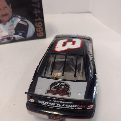 Sale Photo Thumbnail #852: Action Racing Limited Edition AUTOGRAPHED! Dale Earnhardt 25th Anniversary #3 GM Goodwrench 1999 Monte Carlo Coin Bank with Original Box