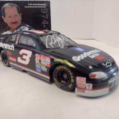 Sale Photo Thumbnail #851: Action Racing Limited Edition AUTOGRAPHED! Dale Earnhardt 25th Anniversary #3 GM Goodwrench 1999 Monte Carlo Coin Bank with Original Box