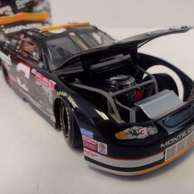 Sale Photo Thumbnail #939: Action Racing No Bull Limited Edition Dale Earnhardt 76th Win 2000 Monte Carlo GM Goodwrench with Original Box.  No Bull edition is replica condition of finish line car.