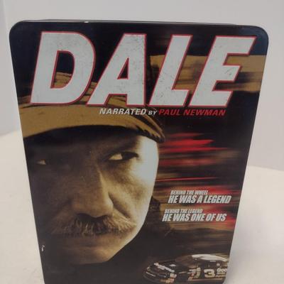 Sale Photo Thumbnail #1014: Action Racing Presentation of 'Dale' Documentary CD Set Narrated by Paul Newman in Protective Tin
