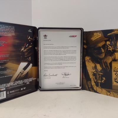 Sale Photo Thumbnail #1015: Action Racing Presentation of 'Dale' Documentary CD Set Narrated by Paul Newman in Protective Tin