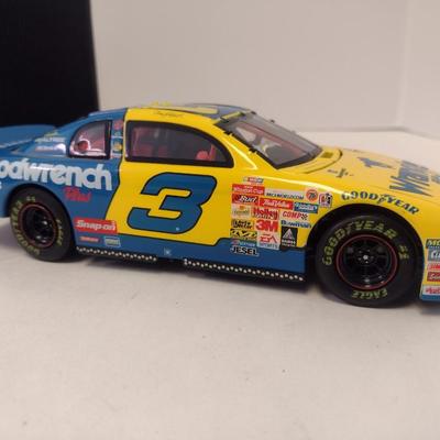 Sale Photo Thumbnail #1027: Action Limited Edition Dale Earnhardt Die Cast NASCAR #3 GM Goodwrench Wrangler Jeans 1999 Monte Carlo in Original Box