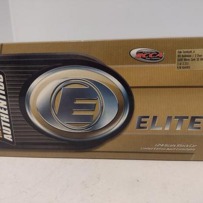 Sale Photo Thumbnail #1046: Motorsports Authentic Elite Rare Dale Earnhardt, Jr. Limited Edition Die Cast #8 NASCAR 2006 Monte Carlo SS Elite with Registration in Original Box.  The extreme limited edition of this car along with the registration makes this a rare and highly collecti