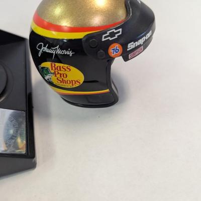 Sale Photo Thumbnail #1190: NASCAR Dale Earnhardt 1998 Bass Pro Shop Helmet 1/4 Scale 50th Anniversary Special Edition