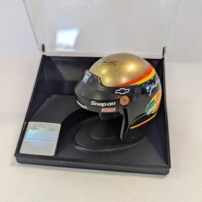 Sale Photo Thumbnail #1186: NASCAR Dale Earnhardt 1998 Bass Pro Shop Helmet 1/4 Scale 50th Anniversary Special Edition