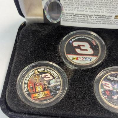 Merrick Mint U.S. Statehood Quarter Collection NASCAR #3 Dale Earnhardt Collection With COA