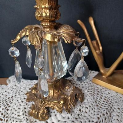 Sale Photo Thumbnail #67: Vintage Brass Collection
* Doily and wood riser not included