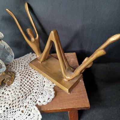 Sale Photo Thumbnail #70: Vintage Brass Collection
* Doily and wood riser not included