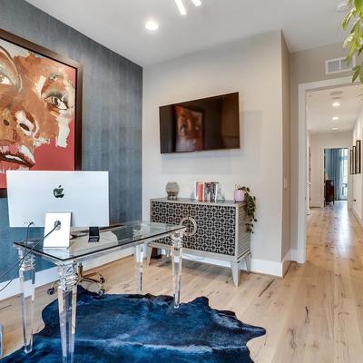Coast to Coast Geometric Pattern Credenza