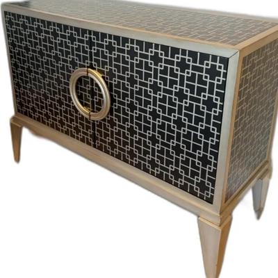 Coast to Coast Geometric Pattern Credenza