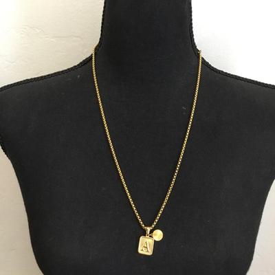 Kitsune waterproof, stainless steel letter, a necklace