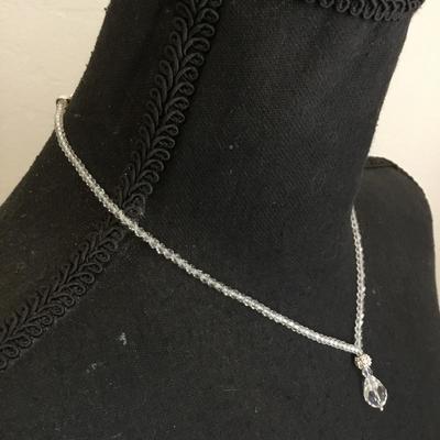 Swarovski Crystal drop necklace