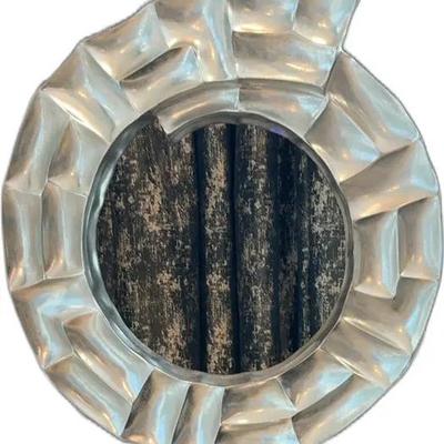 Silver Round Home Decor - 34” Tall