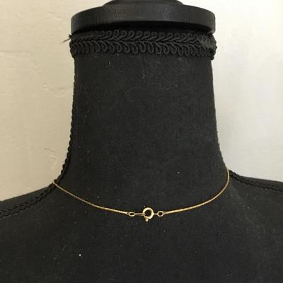 Vintage goldtone heart necklace