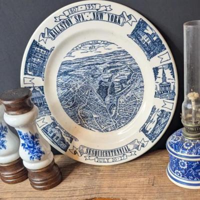 Sale Photo Thumbnail #97: Vintage Blue & White Vignette
