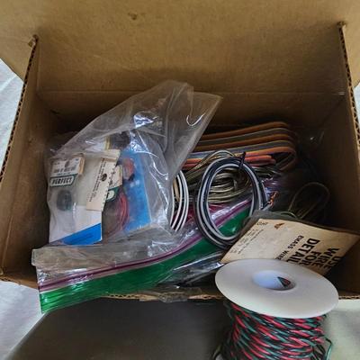 Assorted Electrical, Wire, Bulbs & More (T2-JS)