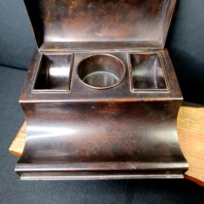 Sale Photo Thumbnail #125: Antique Pen Stamp Inkwell Holder