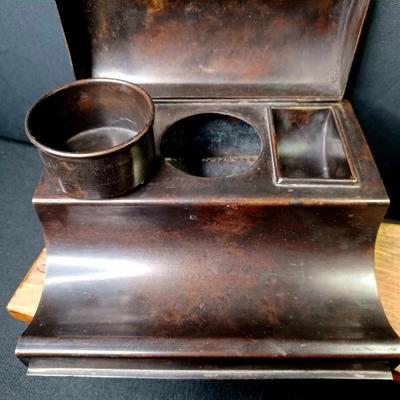 Sale Photo Thumbnail #126: Antique Pen Stamp Inkwell Holder