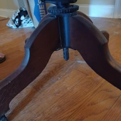 Sale Photo Thumbnail #135: Antique Cane/Wood Office Chair 
Cane seat in excellent condition