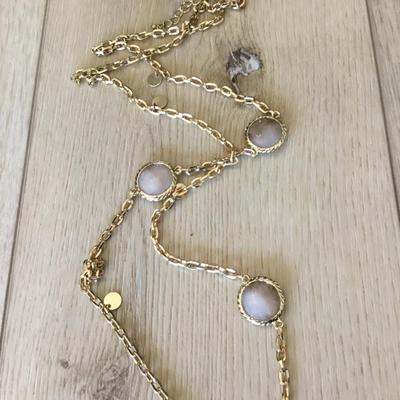 Beautiful gold, toned statement necklace very nice