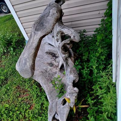 Sale Photo Thumbnail #178: One of a kind driftwood bench