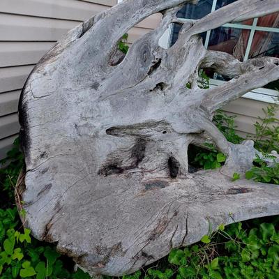 Sale Photo Thumbnail #177: One of a kind driftwood bench