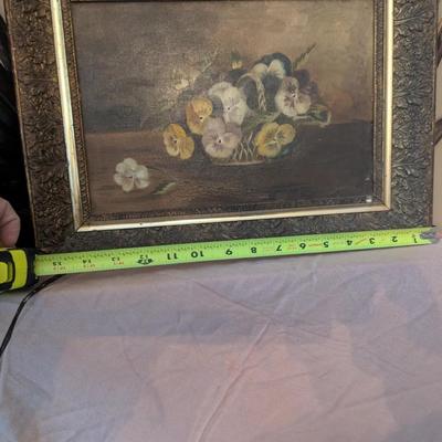 Sale Photo Thumbnail #185: Pansy Framed Artwork