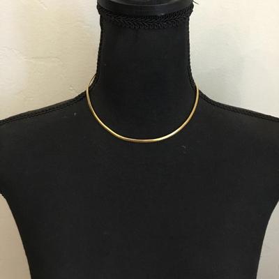 Vintage, gold tone, chain necklace