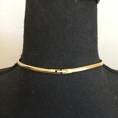 Vintage, gold tone, chain necklace
