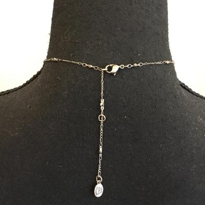Beautiful vintage Anne Koplik pastel crystal art deco style necklace, very beautiful