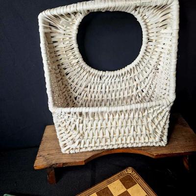 Fire King Mugs + Vintage Checkerboard