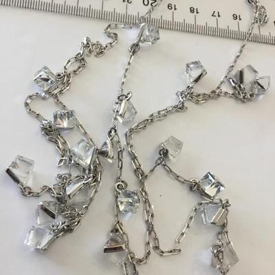 Beautiful, crystal very nice wrap necklace