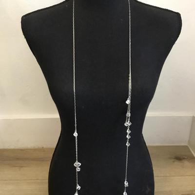 Beautiful, crystal very nice wrap necklace
