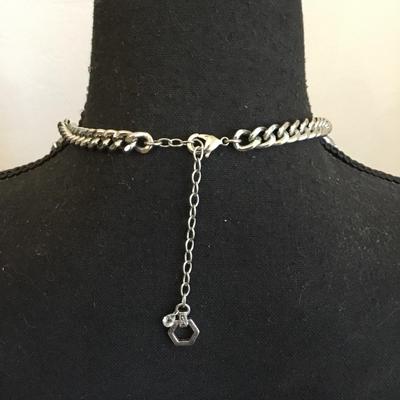 Vera Wang vintage, silver tone, statement, teardrop ring, stone very nice