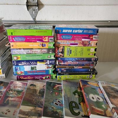 Sale Photo Thumbnail #185: Huge Children's TV and movie lot.  Around 52 in total.

Receive all items pictured. 
VHS , DVD and Blu-ray
