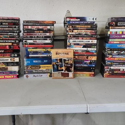 Sale Photo Thumbnail #187: Huge Movie & TV Show lot VHS DVD Blu-ray. Around 94 in total
Receive all items pictured
Tons of classic movies and new favorites. Some brand new