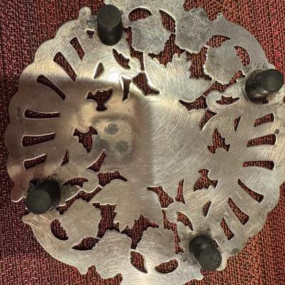 Vintage Wallace Silver Trivet #7321. 6 1/4 inch.