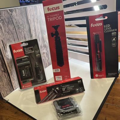 Set of 6 Focus Products for Compact Point and Shoot or Mini DVD Camera.